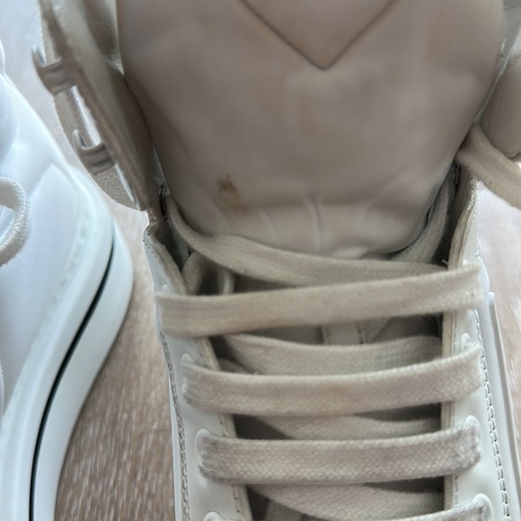 PRADA - white high-top sneaker - Picture 5 of 8